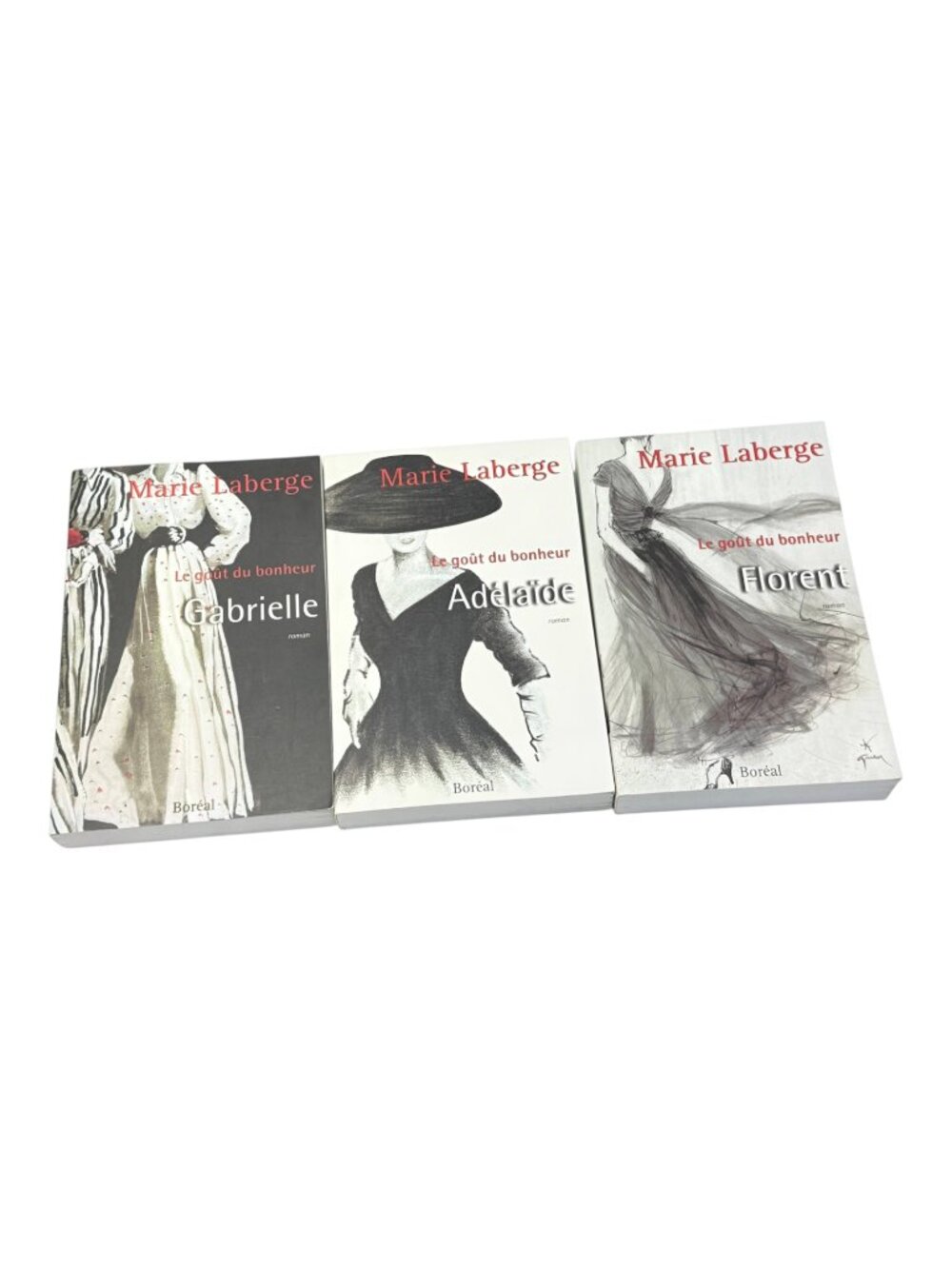 Le gout du bonheur French Series Lot 3 Books Gabrielle Adelaide Florent Laberge